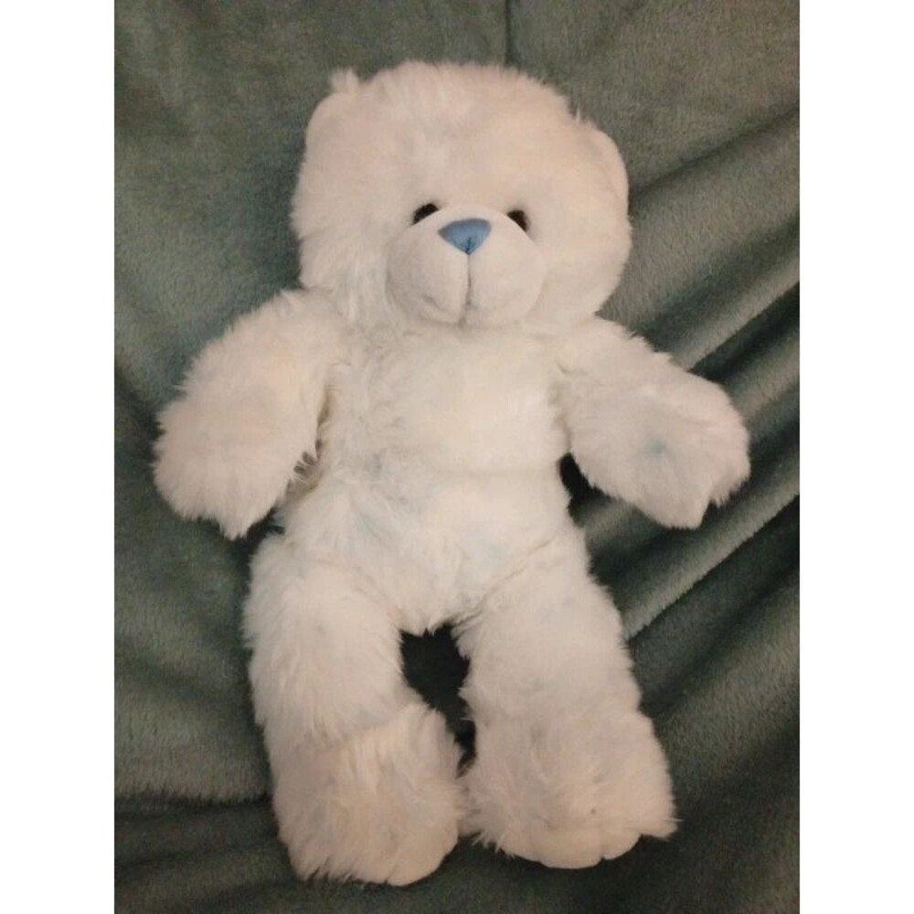 Blue and white Build a Bear